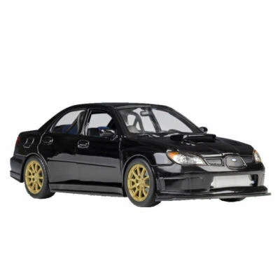 1/24 Black Subaru Impreza WRX STI Model Car Diecast Metal Toy Cars Collection - Image 1 of 4