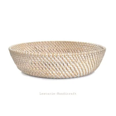 LESTARIE Rattan Schale Obstschale Dekoschale Rattandeko handgefertigt Korb  - Bild 1 von 4
