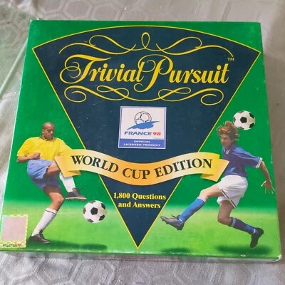 Trivial Pursuit World Cup Edition  France 98  Board Game Sealed Questions Parker - Image 1 of 4