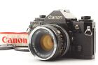 [Exc+5] Lustrzanka Canon A-1 35mm FD 50mm F1.8 obiektyw z paskiem z Japonii