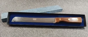 8" Blade ** TRAMONTINA *** Fine Nice Serrated Bread Slicing Knife BRASIL - Picture 1 of 10