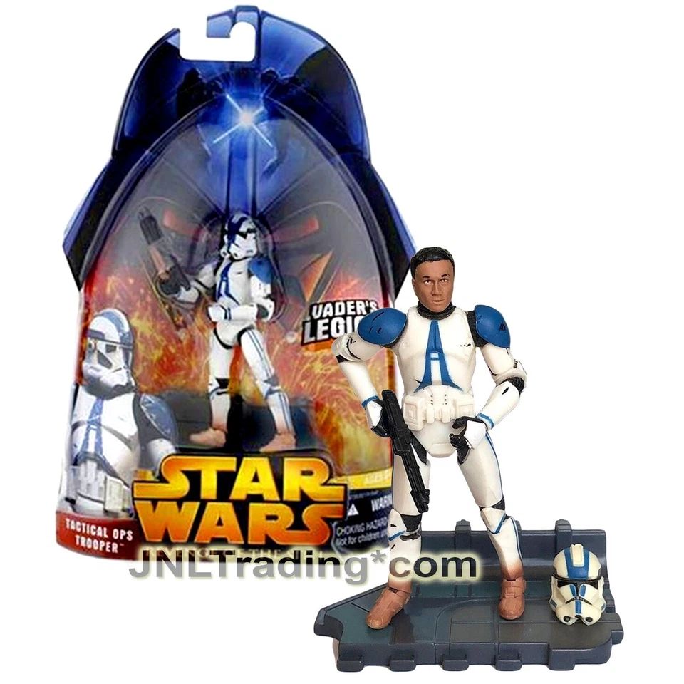 2005 Hasbro STAR WARS Revenge of the Sith Utapau Shadow Trooper 3.75" Figure MOC