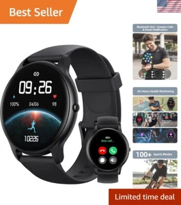 Lightweight Smartwatch: 100+ Sports Modes, 24/7 Health Tracker, IP68 Waterproof - Picture 1 of 11