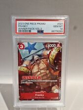 One peice card game Franky Winners Card Tournament Pack vol. 2 PSA 10 (One ONLY)