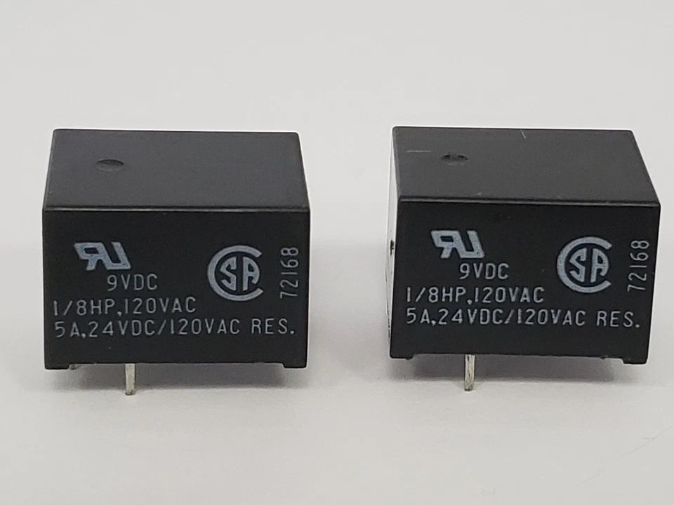 POTTER & BRUMFIELD T73S5D24-09 RELAY 9VDC (LOT OF 2)NNB - Image 1 of 4