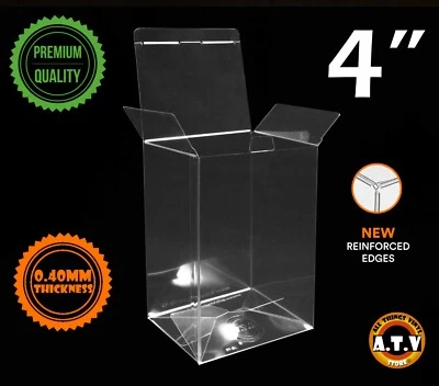 ATV Protectors / Cases / for 4" Funko Pop Vinyl 0.4mm Thickness (1-100 pack) - Image 1 of 4