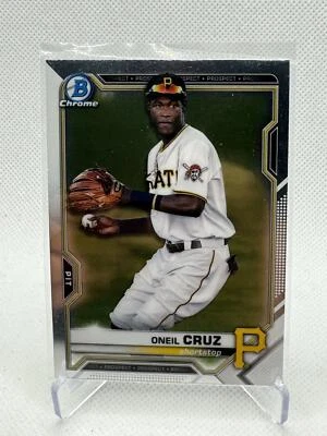 2021 Bowman Chrome #BCP-24 Oneil Cruz Prospects - Image 1 of 2