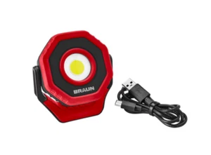 NEU 750 Lumen Taschenfluter mit Magnetfuß Wiederaufladbar Kompakt Braun - Bild 1 von 8
