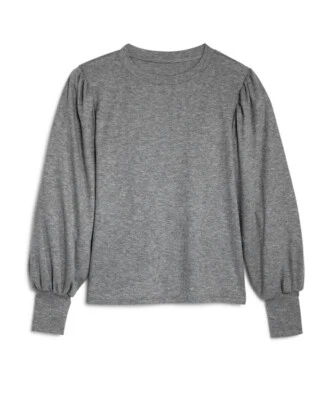 Aqua Gray Top Girl Size 12 Years M Size Made In USA - Изображение 1 из 4