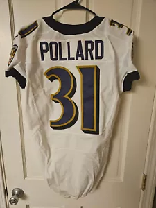 2012 Baltimore Ravens Bernard Pollard Game Worn Jersey Used Purdue - Picture 1 of 7