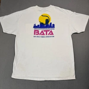 Bay Area Tennis Assoc. T-shirt vintage San Diego California Hanes sportiva con tasca XL - Foto 1 di 13