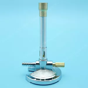Quemador Deschem Lab Bunsen ajustable con válvula de aguja roscada - Imagen 1 de 5