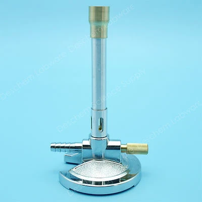 Deschem Lab Bunsen Burner Adjustable with Threaded Needle Valve - Image 1 of 4