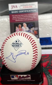 Jonah Heim Signed 2023 World Series Baseball Rangers Autographed Auto JSA COA - Picture 1 of 2