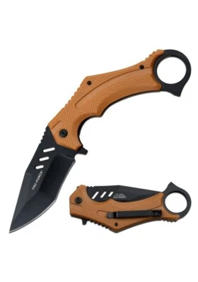Tactical Military Camping Hiking High Quality Tac-Force Spring Assisted Knife - Image 1 of 3