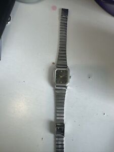 Casio Ladies Core Silver Steel Bracelet Watch. LQ 400