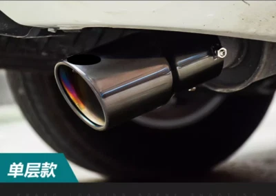 Tubo de escape silenciador punta de escape de coche para Toyota Land Cruiser Prado LC250 24-26 negro Foto 1 de 4