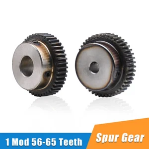 1 Mod 56-65 Zähne Stirnradgetriebe Getriebe mit Schritt 45# Stahlmotor Zahnräder - Bild 1 von 6