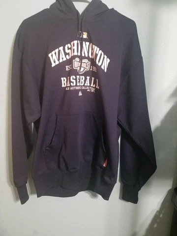 Majestic Washington Nationals Therma Base Sweatshirt Size Men's Medium ( M ) Cover