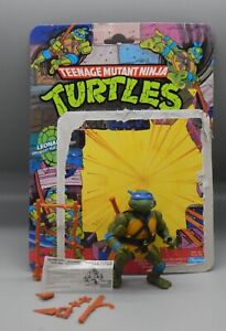 1988 Playmates TMNT Leo SOFT HEAD Teenage Mutant Ninja Turtles LEONARDO complete