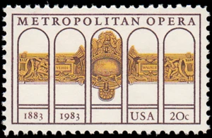 Francobollo USA #2054 - 1983 20¢ Metropolitan Opera, EzGrade™ XF, MNH, OG - Foto 1 di 3