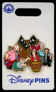 Captain Hook Mr. Smee Pirate Crew Jolly Rodger Peter Pan Disney Pin 152632 - Bild 1 von 1