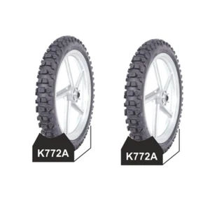 COPPIA GOMMA PNEUMATICO MOTO MOTORE 2.50-17 38P 4PR OFF ROAD COPERTONE KENDA - Imagen 1 de 3