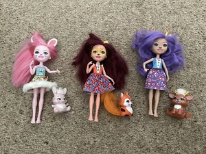 Set Of 3 Enchantimals Doll With Pets - Bild 1 von 4