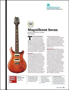 PRS SE Custom 24 7-saitig + Ernie Ball Music Man Armada guitar review article - Bild 1 von 4
