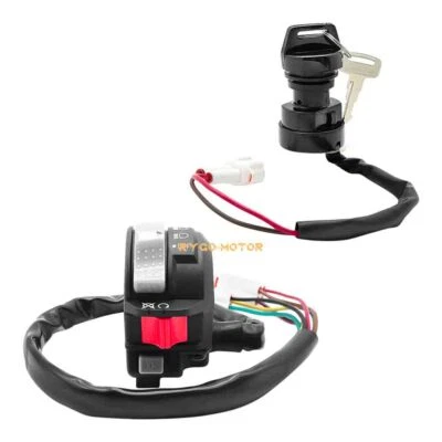 Start Switch Headlight &Ignition Key Switch for Yamaha Warrior 350 Wolverine 350 — 第 1/4 张图片