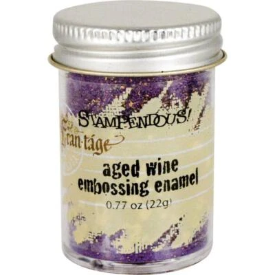 Embossing Powder Frantage Aged WINE Embossing Enamel .78 oz Jar Stampendous New - Image 1 of 2