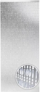 Türvorhang Perlenvorhang Insektenschutz DIAMONDS Kunststoff 72 Stränge 90x200 cm - Bild 1 von 8
