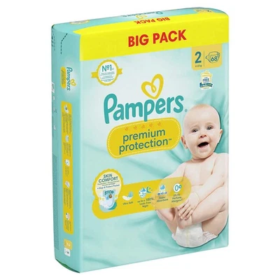 Pampers® Windeln premium protection™ BIG PACK Größe Gr.2 (4-8 kg) für...