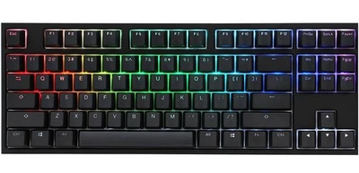 4713319663946 Ducky One 2 TKL PBT Gaming Keyboard, MX-Brown, RGB LED - Black No  - Image 1 of 3