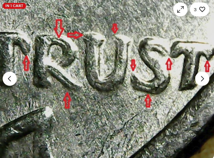 1977 D Kennedy Half Silver Dollar DDO FS-101 RARE variety/Error Low Pop 32 - Image 1 of 4