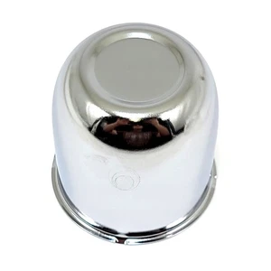 Gorilla Chrome Center Hub Cap 3.5"OD 3.25"Hub 3.5"H Push-Thru Closed-End HC201 - Picture 1 of 5