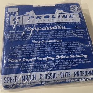 Proline Classic 8’ Euro Blue Teflon Billiard Pool Table Cloth Felt 303-EB New - Picture 1 of 4