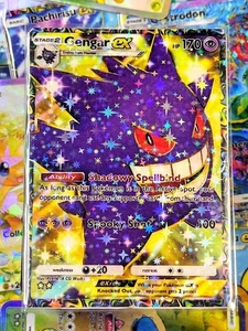 Gengar ex proxy aplicación de tarjeta de bolsillo tcg arte completo conjunto de ápice genético - Imagen 1 de 3