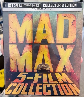 BRAND NEW Mad Max 5 Film Collection (4K Blu Ray) - Image 1 of 4