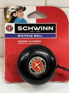 Schwinn Qualität Schwarz Metall Fahrrad Bike Klingel Universal Fit FUNKTIONIERT! New Old Stock - Bild 1 von 7