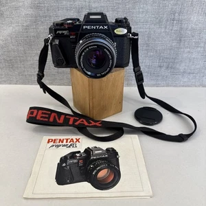 Pentax Program A Film SLR Camera with SMC Pentax A 50mm f2 Lens & Strap + manual - Picture 1 of 12