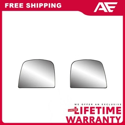 Door Mirror Glass Assemblies Set For 08-23 Chevrolet Express 2500 3500 4500 GMC - Image 1 of 3