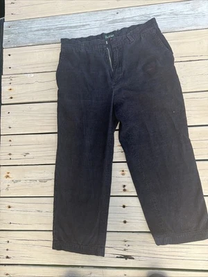 Vintage David Taylor Collection Corduroy Pants Men's Size 38by 30 Black Trousers - Image 1 of 4