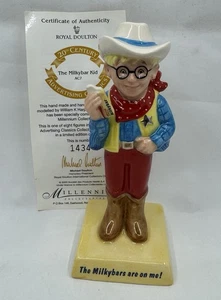 Figura Royal Doulton Milky Bar Kid 5,75" ac 7 edición limitada publicidad siglo XX - Imagen 1 de 6
