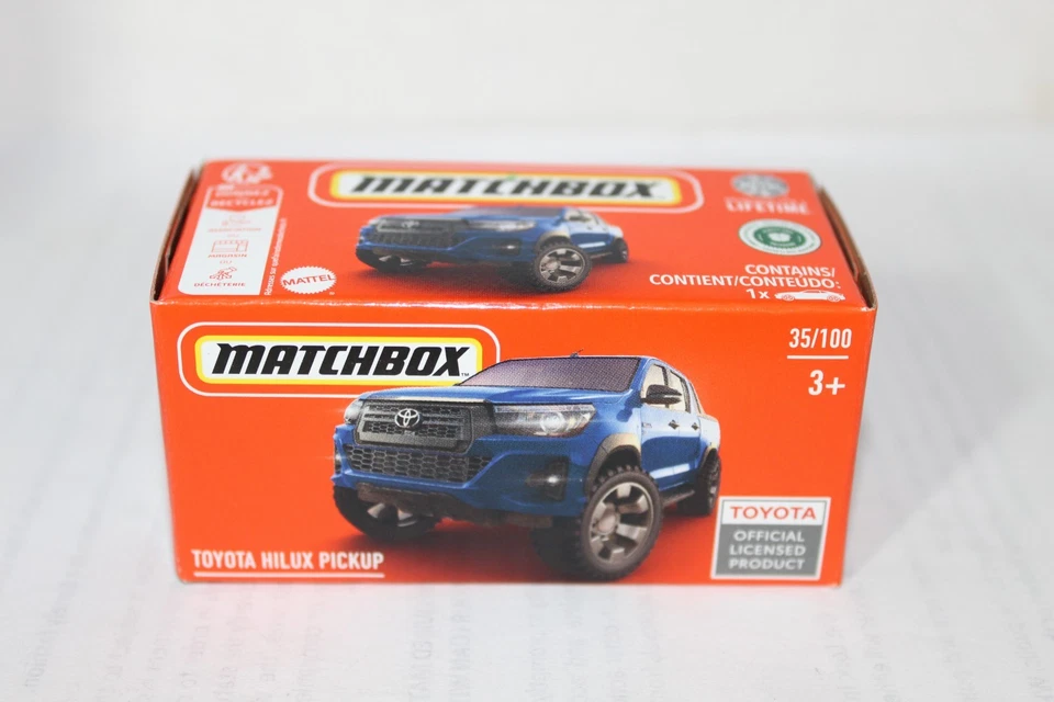 Matchbox Power Grabs #35/100 camioneta Toyota Hilux Foto 1 de 1