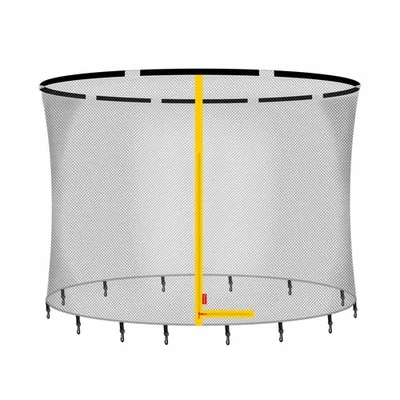 BAUNSAL Sicherheitsnetz Netz kompatibel mit Trampolin Wellactive Professional Ø 366 cm