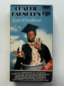 Charlie Barnett's Terms of Enrollment (VHS, 1986) Pre-owned Comedy Special - Foto 1 di 3