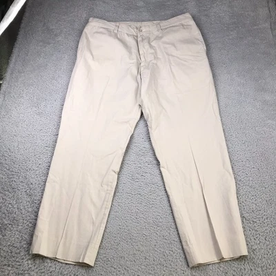 Jack Donnelly Fit M2 Straight Pants Mens 38 (38x29) Khaki Twill Chino USA Made - Image 1 of 4