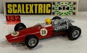 SLOT CAR SCX SCALEXTRIC EXIN C-36 HONDA F1 #28 GRANATE CHASIS GRANATE 1ª SERIE - Picture 1 of 9