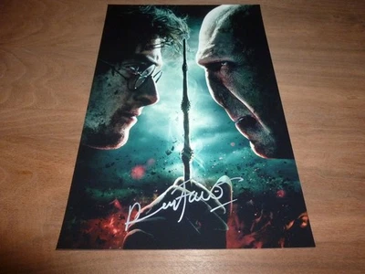 RALPH FIENNES signed 12X8 photo HARRY POTTER + COA - Image 1 of 2